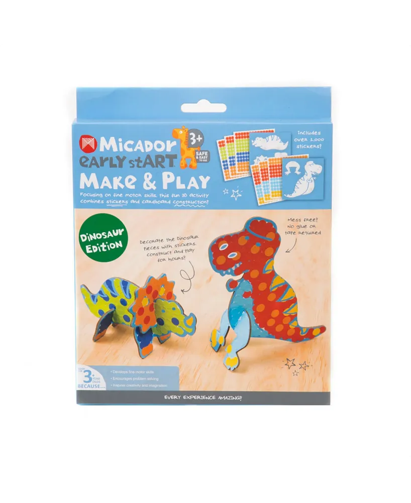 Micador early stART Make Play Dino Set, 2 Piece