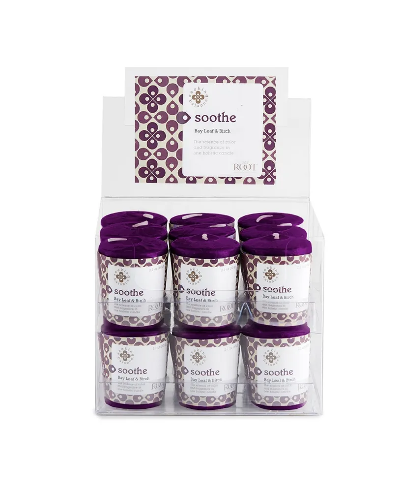 Seeking Balance Votive Soothe-Bay Leaf Birch Set, 18 Piece