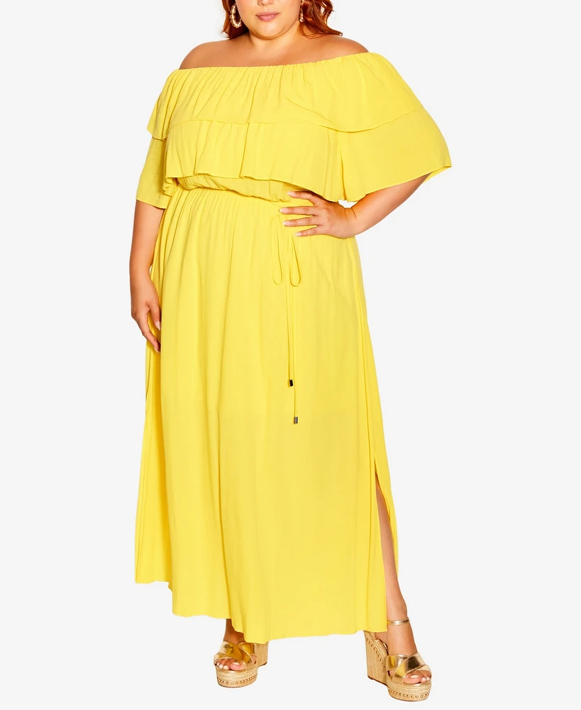 City Chic Trendy Plus Size Monaco Dress