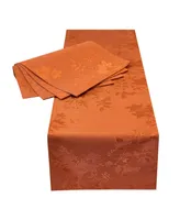 Countryside Leaves Raised Jacquard Placemat Rust, 13" x 18"