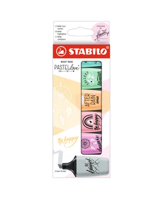 Stabilo Boss Mini Pastel love Highlighter Set, 6 Piece