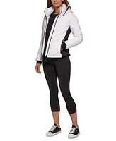 Calvin Klein Womens Side-Panel Hooded Packable Puffer Coat, Created for Macys