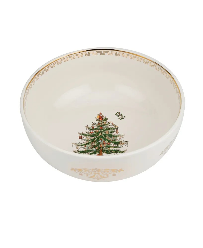 Spode Christmas Tree Salad Serving Set of 2