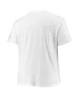 Men's Fanatics White Chicago Bears Big and Tall City Pride T-shirt