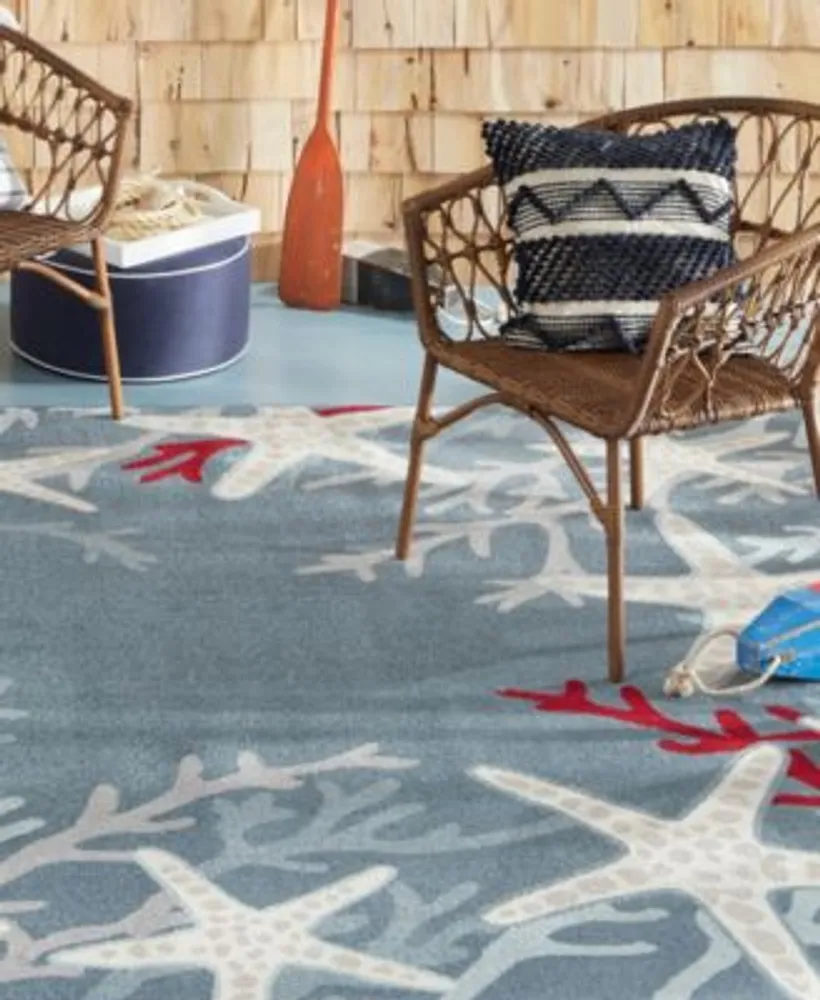Global Rug Designs Aquatic Coral 18386 Area Rug