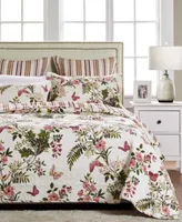 Greenland Home Fashions Butterflies Quilt Set 3 Piece