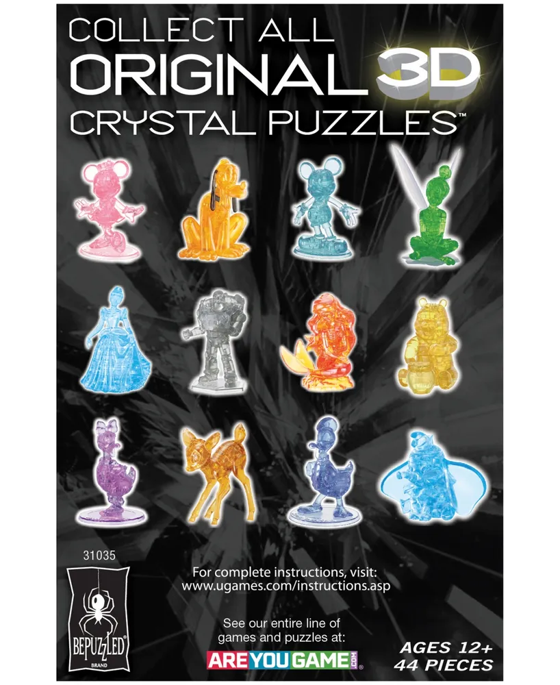 BePuzzled 3D Disney Ursula Crystal Puzzle Set, 44 Piece