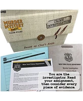 University Games Mystery Party Case Files - Death by Chef's Knife Puzzle Set, 52 Piece