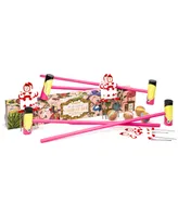 Professor Puzzle Wonderland Games - The Queen of Heart's Croquet Set, 16 Piece