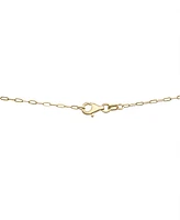 Wrapped Diamond Initial "P" 18" Pendant Necklace (1/10 ct. t.w.) in 14k Gold, Created for Macy's