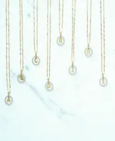 Wrapped Diamond Initial "B" 18" Pendant Necklace (1/10 ct. t.w.) in 14k Gold, Created for Macy's