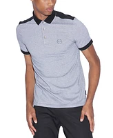 A|X Armani Exchange Men's Accent Small Circle Logo Polo Shirt