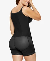 Leonisa Women's Firm Compression BoyShorts Body Shaper with Butt Lifter