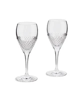 Vera Wang Wedgwood Diamond Mosaic Wine Glass, Set of 2