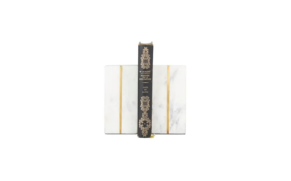 CosmoLiving by Cosmopolitan Glam Bookends, Set of 2