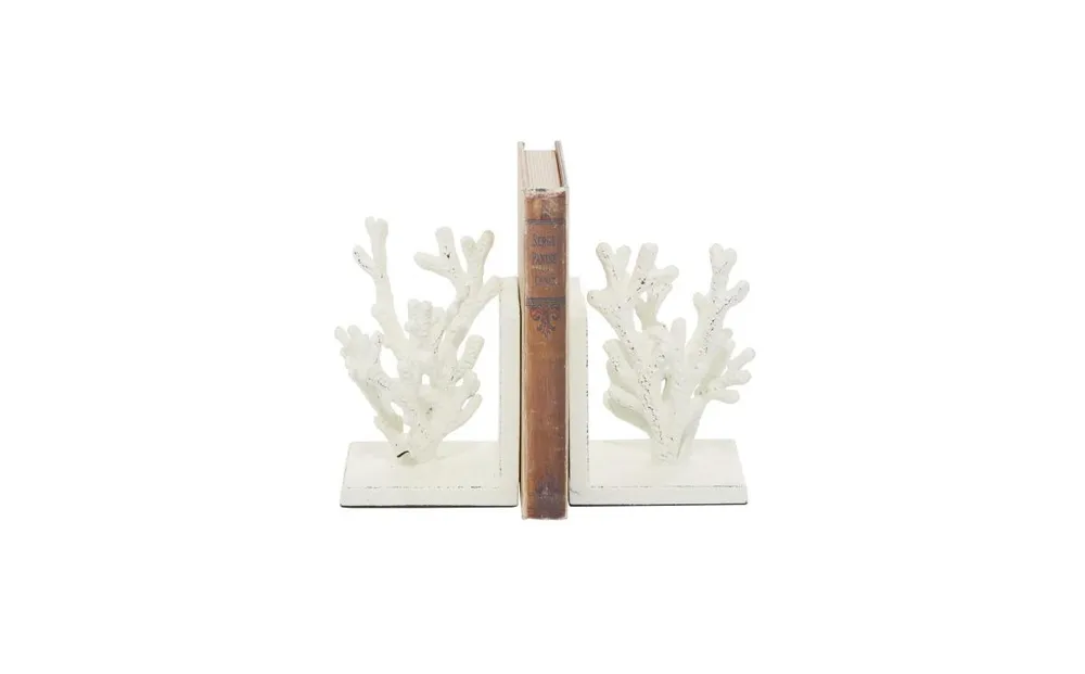Metal Farmhouse Bookends, Set of 2