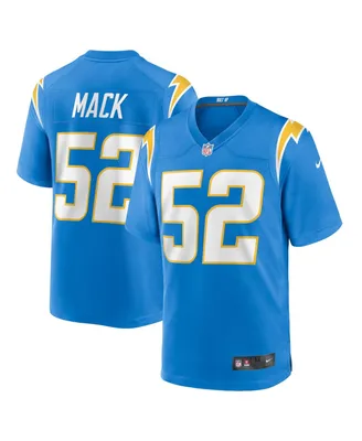 Men's Nike Khalil Mack Powder Blue Los Angeles Chargers Game Jersey