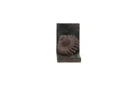 Industrial Gear Bookends, Set of 2