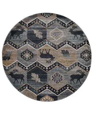 Kas Chester 7'10" x 7'10" Round Area Rug