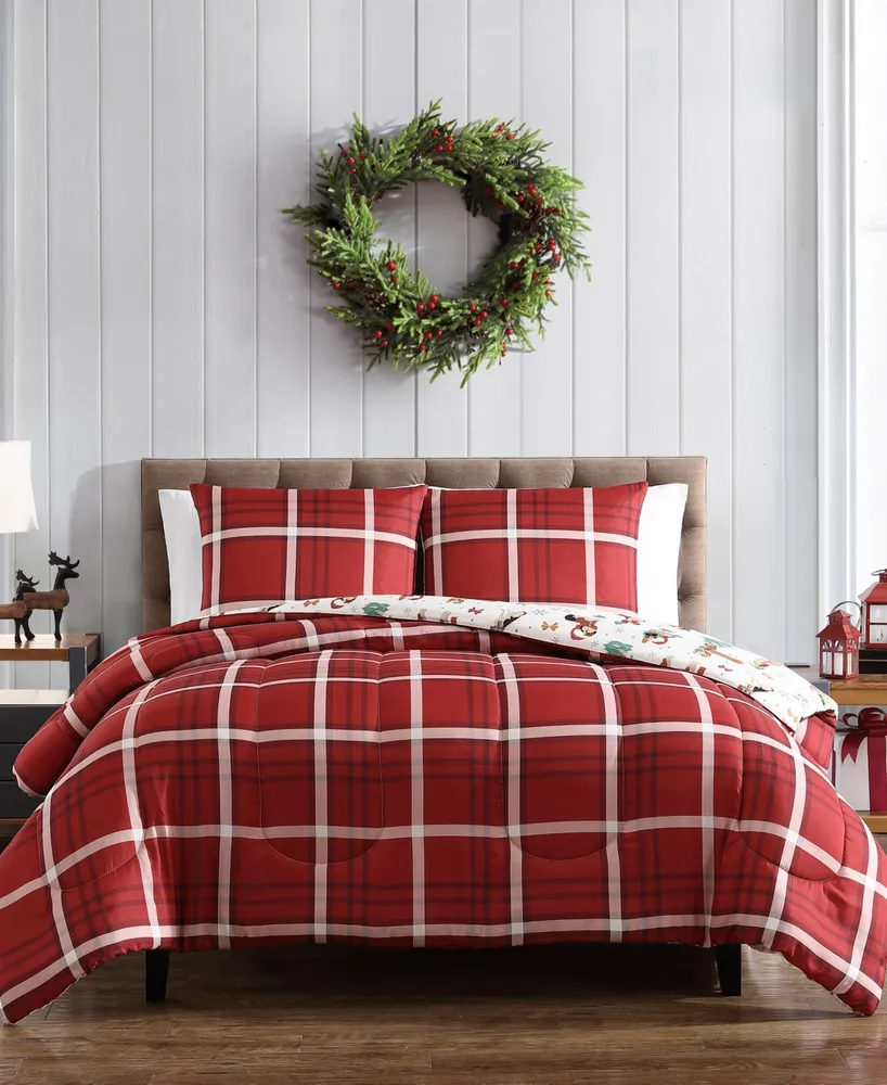 Hallmart Collectibles Holiday Dogs 3-Pc Comforter Sets, Exclusively at Macy's