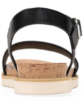 Sun + Stone Little Girls Madie Slingback Ankle Strap Sandals