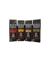Alder Creek Gift Baskets Rufus Teague Smoke-Roasted Coffee Variety, Set of 4