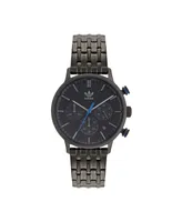 adidas Unisex Chrono Code One Chrono Gunmetal Gray Stainless Steel Bracelet Watch 40mm