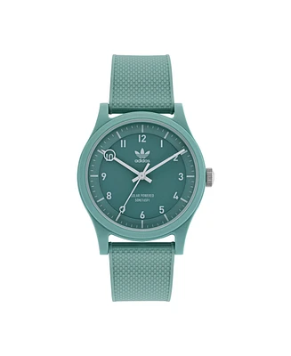 adidas Unisex Solar Project One Green Resin Strap Watch 39mm