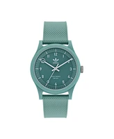 adidas Unisex Solar Project One Green Resin Strap Watch 39mm