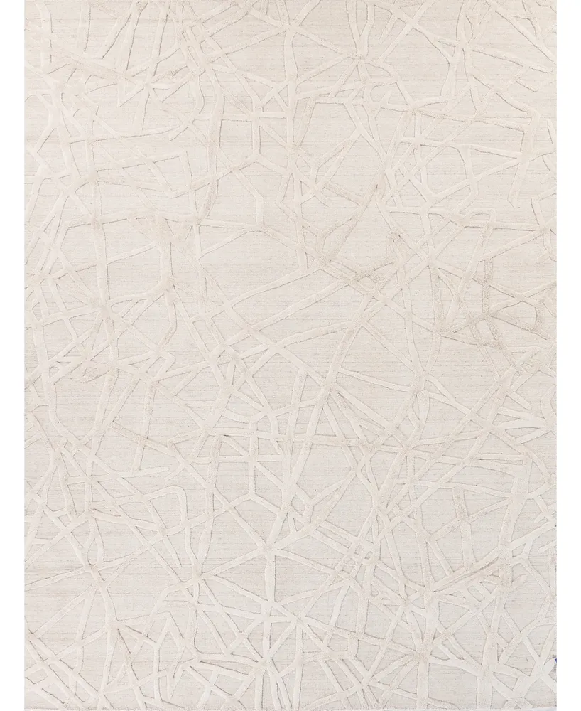 Exquisite Rugs Windsor ER3152 6' x 9' Area Rug - Silver