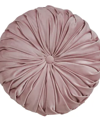 Saro Lifestyle Velvet Pintuck Decorative Pillow, 14" x