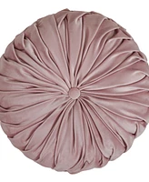 Saro Lifestyle Velvet Pintuck Decorative Pillow, 14" x