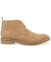 Club Room Men's Nathan Faux-Leather Lace-Up Chukka Boots, Created for Macy's