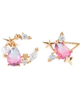 Girls Crew Aurora Moon Star Studs Earrings - Gold