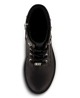 Dkny Big Girls Stassi Stone Crystal Stud Collar Moto Boots
