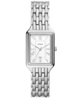 Fossil Women's Raquel Silver-Tone Stainless Steel Bracelet Watch, 23mm