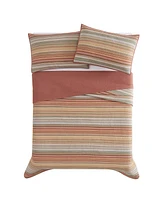 Brooklyn Loom Sunset Stripe Yarn Dye 3 Piece Quilt Set