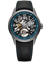 Raymond Weil Men's Swiss Automatic Freelancer Usa Limited Edition Blue Leather Strap Watch 43mm