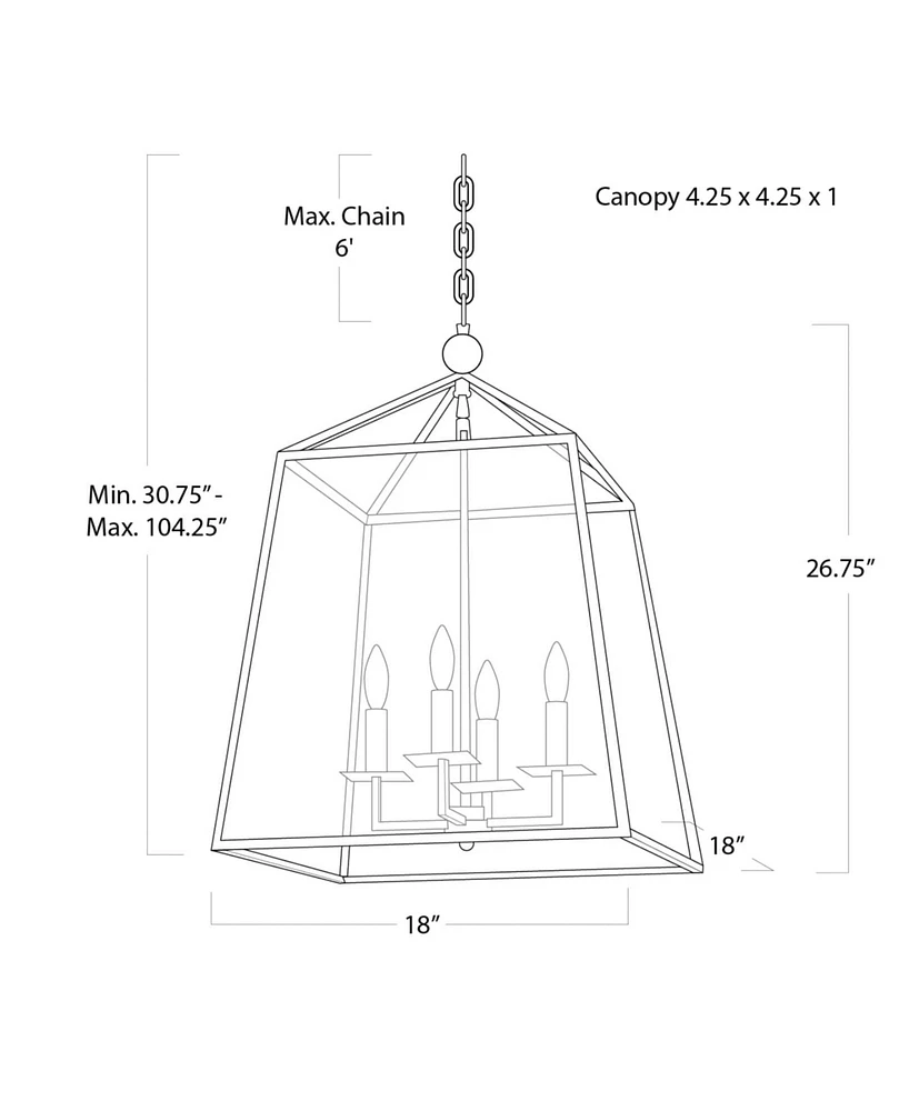 Regina Andrew Design Coastal Living Cachet Lantern