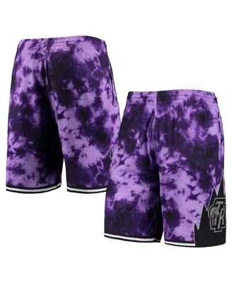 Men's Mitchell & Ness Purple Toronto Raptors Hardwood Classics 1998 Galaxy Swingman Shorts