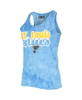 Women's Concepts Sport Blue St. Louis Blues Billboard Racerback Tank Top and Shorts Set