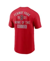 Men's Nike Red Boston Sox Fenway Park Local Team T-shirt