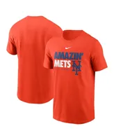 Men's Nike Orange New York Mets Amazin' Mets Local Team T-shirt