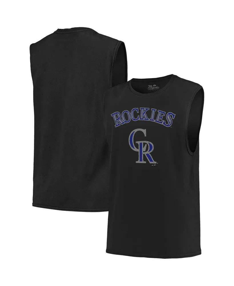 Majestic, Tops, Colorado Rockies Jersey Youth Lg