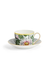 Wedgwood Waterlily Teacup and Saucer Set, 2 Piece