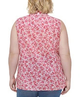 Tommy Hilfiger Plus Size Cotton Sleeveless Shirt