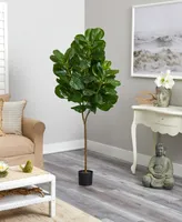 6' Fiddle Leaf Fig Artificial Tree