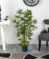 Nearly Natural 4' Artificial Bamboo Plant