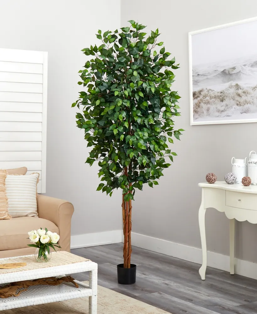 Nearly Natural 7' Artificial Ficus Tree