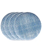 Noritake Hammock Dots Coupe Salad Plates, Set of 4